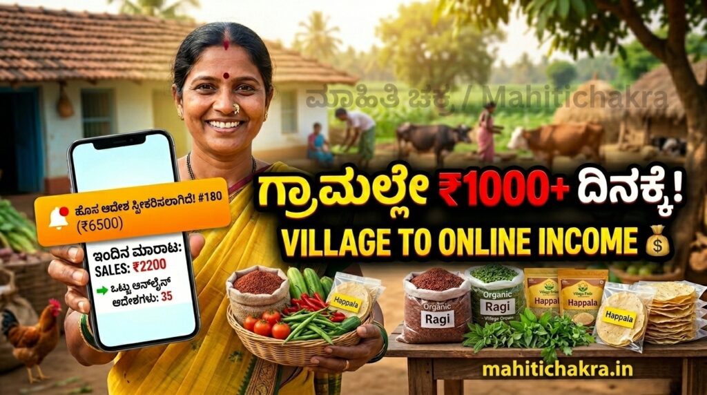 ಗ್ರಾಮದಲ್ಲಿ Online Business