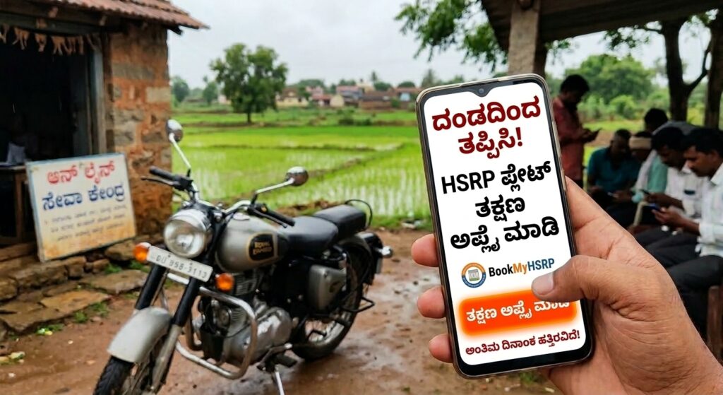HSRP Number Plate Online Application Karnataka - Mahitichakra