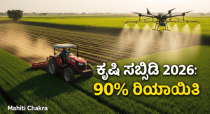 2026 Agriculture Subsidy Karnataka: ರೈತರಿಗೆ ಕೃಷಿ ಯಂತ್ರೋಪಕರಣ ಮತ್ತು ಹನಿ ನೀರಾವರಿ ಪಡೆಯಲು ಭರ್ಜರಿ ಅವಕಾಶ | ಸಂಪೂರ್ಣ ಮಾಹಿತಿ