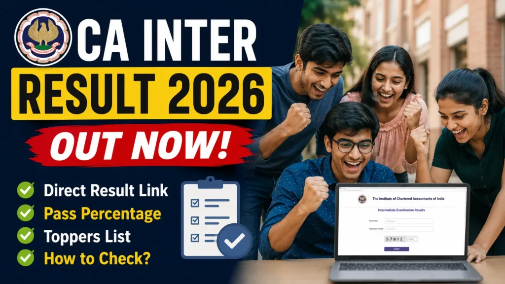 CA Inter Result May 2026