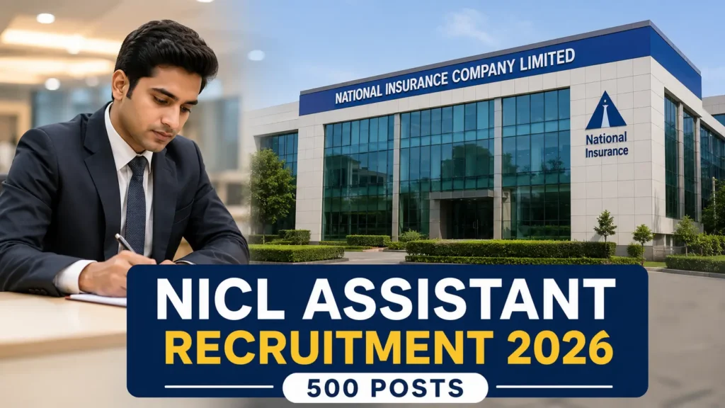 NICL Assistant Recruitment 2026 500 ಹುದ್ದೆಗಳ ನೇಮಕಾತಿ Featured Image