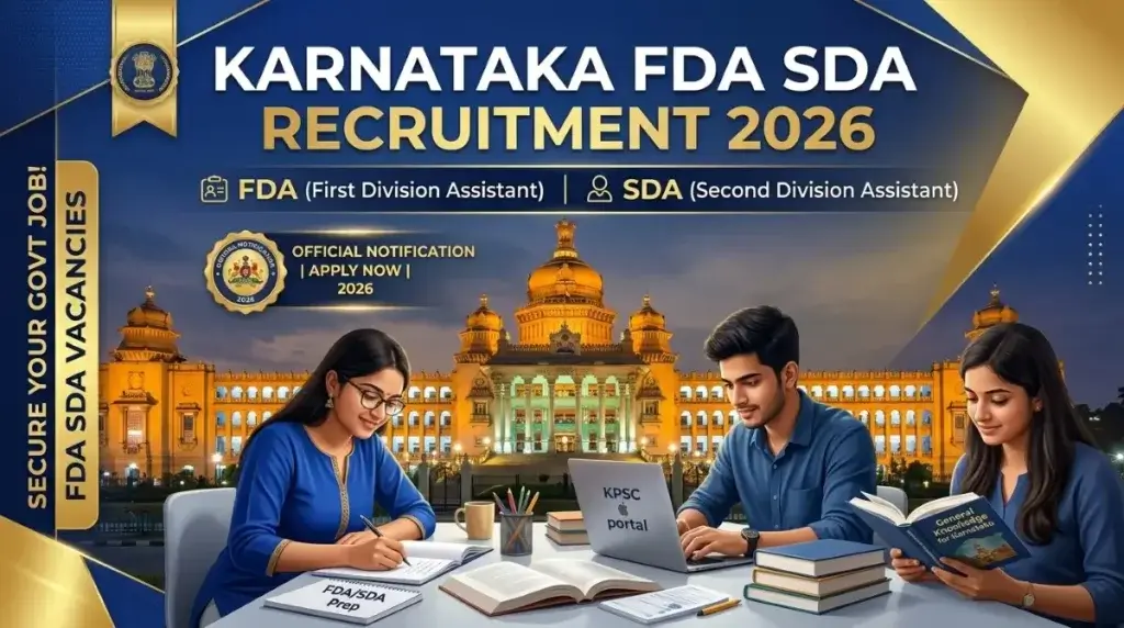 Karnataka FDA SDA 6500 Vacancies Recruitment 2026